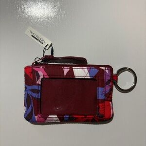 Vera Bradley Burgundy ID Pouch